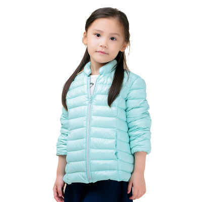 童装秋冬款童羽绒服轻薄女童羽绒服外出滑雪羽绒服上衣儿童休闲款式