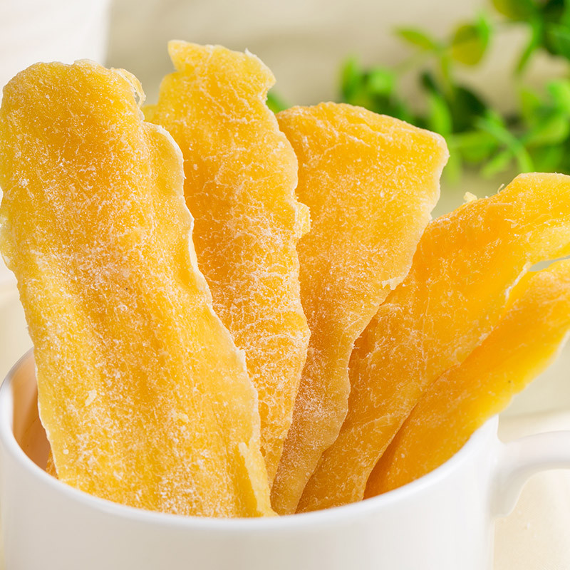 青原嘉禾 果干蜜饯休闲特产健康零食新鲜果脯芒果干500g