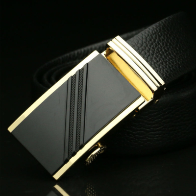 范思曼新款休闲男士皮带牛皮商务自动扣腰带