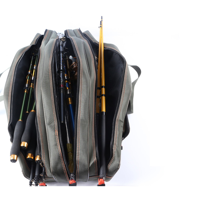 枫瀚渔具包双肩包鱼竿包防水钓鱼包杆包鱼包海竿包1680d加宽加厚