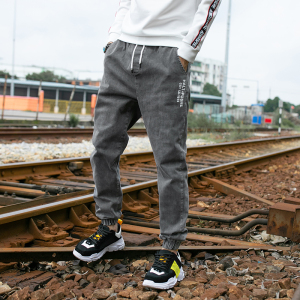 金盾(KIN DON)休闲裤男秋冬季款哈伦裤运动长裤裤宽松大码潮牌裤子男韩版潮流卫裤