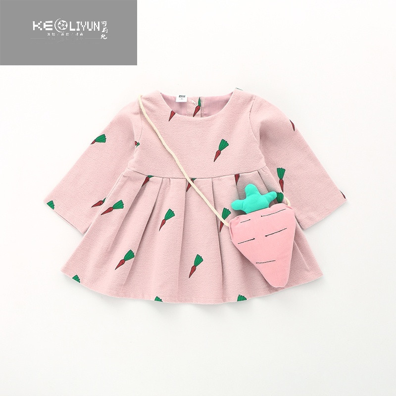 0到2岁幼童装女童1至3周岁半小孩子衣服公主连衣裙子女宝宝春秋装