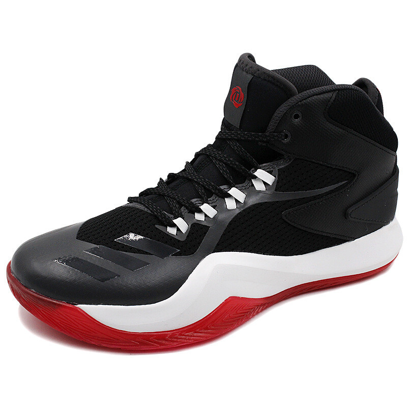 adidas阿迪达斯男鞋2017春季新款drose罗斯4代战靴实战篮球鞋bb8182=