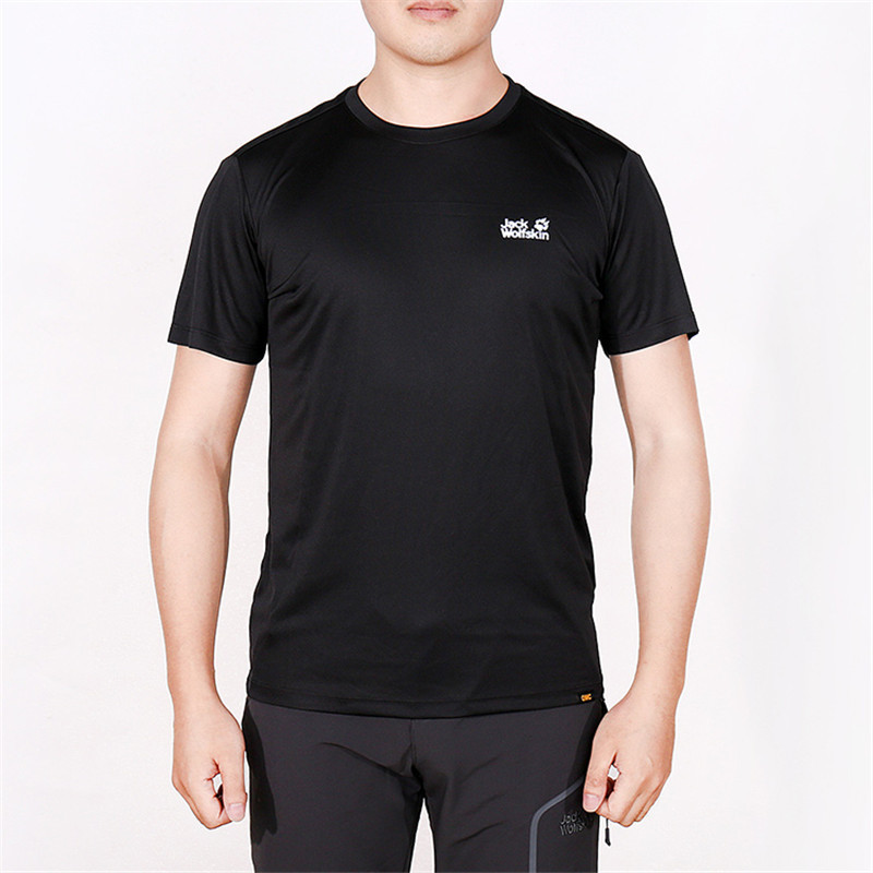 jack wolfskin/狼爪 男装 春夏季户外透气圆领短袖t恤|5011421-5018