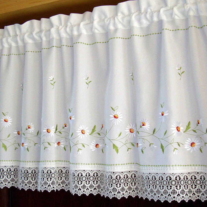 刺绣窗帘门帘半帘咖啡帘柜帘飘窗短纱帘蕾丝花边布艺遮挡帘