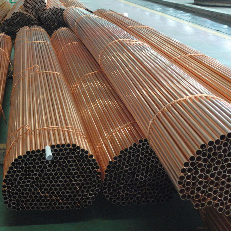 帮客材配 中央空调铜管直管(中央空调材料)(外径Φ42)直管5米1条 拍前