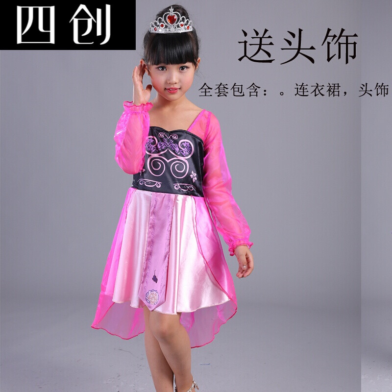 精灵梦夜萝莉仙子叶罗丽娃娃衣服套装儿童古装