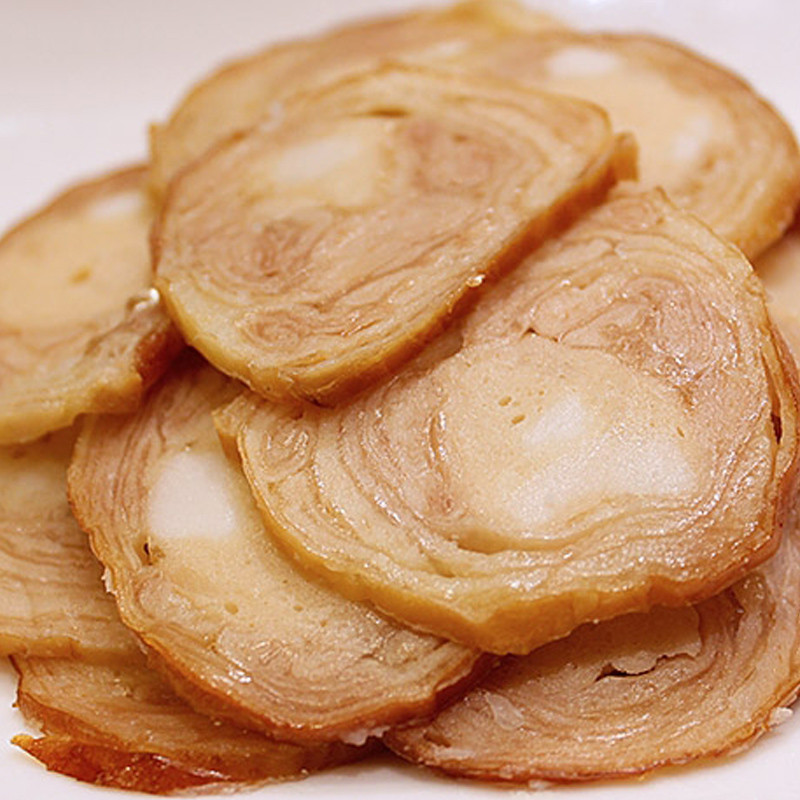 渔鼎鲜冷冻海鲜鲍鱼卷约200g鸭皮卷酒店特色冷盘半成品私房菜凉菜袋装