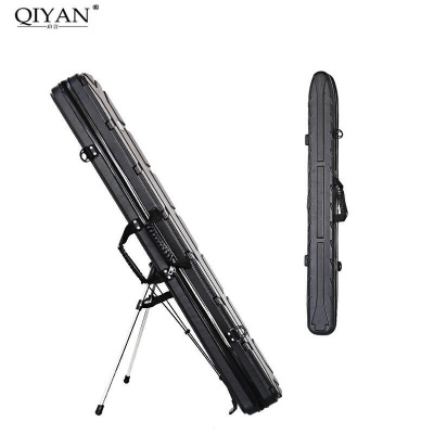 新款硬壳渔包ABS钓鱼包渔具包渔杆包1.25米防水竿包渔具