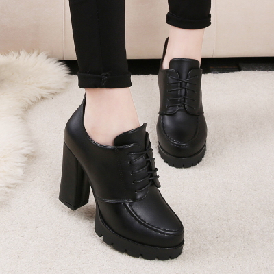 902新款2017秋冬季新款韩版时尚百搭短靴女靴子女鞋中跟粗跟高跟鞋休闲鞋定制