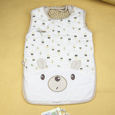 qma新款偶园春夏秋款婴儿薄棉大肚兜儿童宝宝彩棉背心式睡衣无袖琵琶睡袋定制