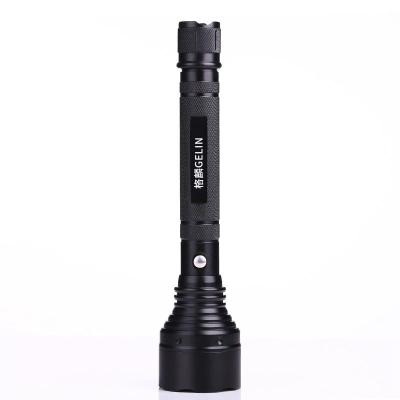 LED强光手电筒户外远射300米家用充电骑行电筒