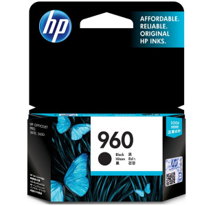 惠普(HP)CZ665AA 960 黑色墨盒(适用Officejet Pro 3610 3620) 【960/黑色700页】