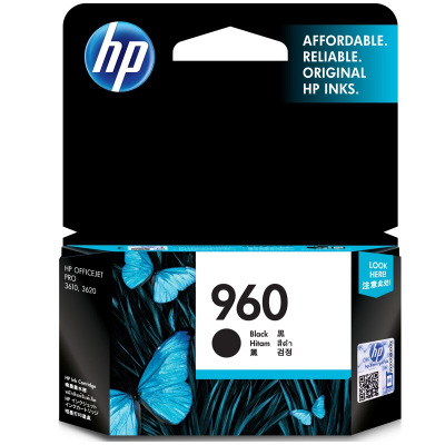 惠普(HP)CZ665AA 960 黑色墨盒(适用Officejet Pro 3610 3620)