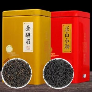 茶叶红茶 金骏眉正山小种茶叶250g 罐装礼盒装茶叶