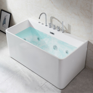 一体式浴缸嵌入式独立式靠枕洗手间水阀卫浴欧式洗澡盆保温小户型都市诱惑
