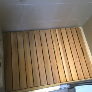 浴室洗澡防滑垫拼接淋浴房防水木地板卫生间隔水地垫脚踏板都市诱惑