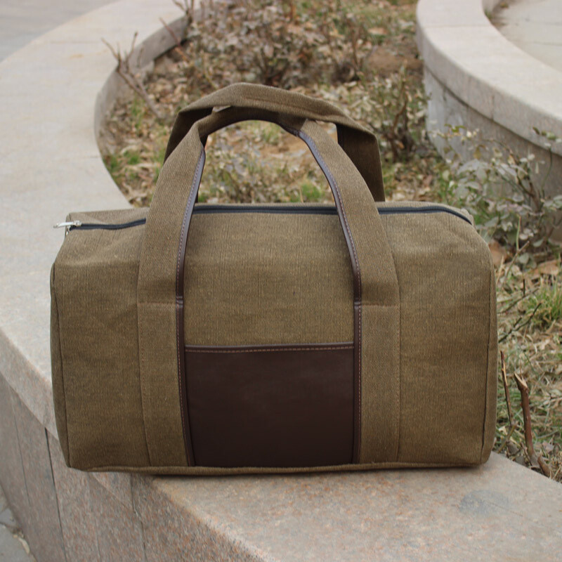 帆布包旅行包行李包手提工具包可印字打工男包单肩包大容量装货包