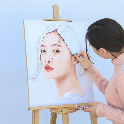 照片定制 diy数字油彩画 减压成人手绘填色数字数码水彩数学油画
