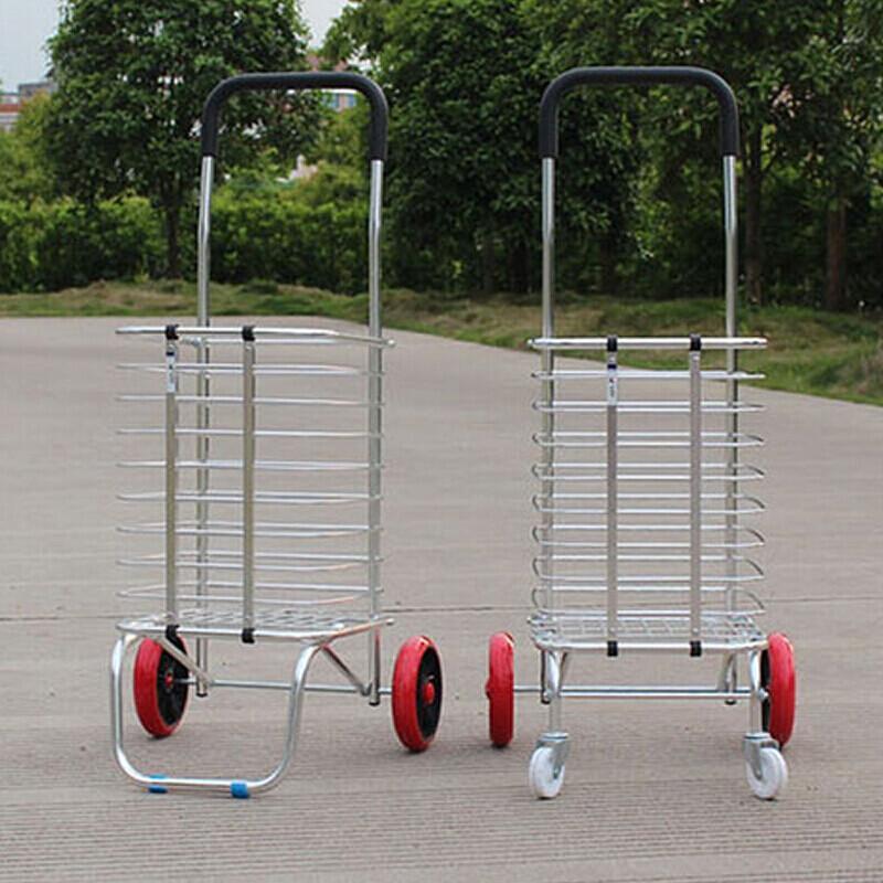 拉菜车两轮购物车买菜车可折叠便携手拉车 耐磨两轮