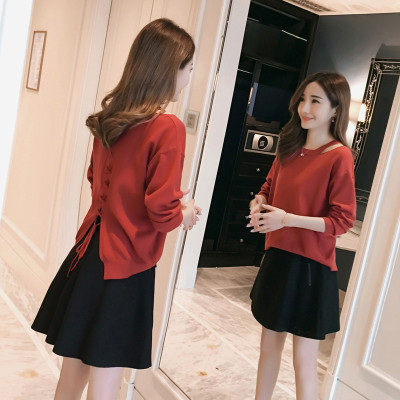 新款式天天特价大码女装冬装胖mm毛衣洋气两件套装胖妹妹减龄连衣裙-定制款