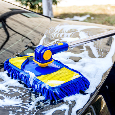 洗车拖把洗车刷洗车刷子刷车专用汽车清洁工具软毛泡沫长柄伸缩式