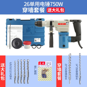 东成(Dongcheng)电锤家用多功能小型冲击钻东城电动工具大功率混凝土电捶电镐