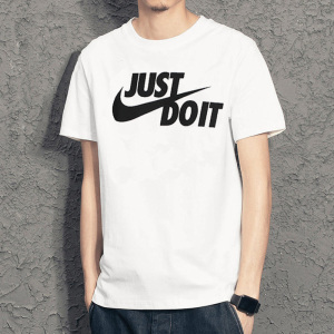 Nike耐克T恤男时尚潮流纯棉短袖圆领运动服宽松半袖体恤AR5005-010 C