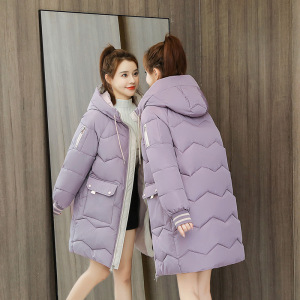 加肥加大码棉服女冬季外套2023新款韩版宽松中长款加厚棉衣面包服