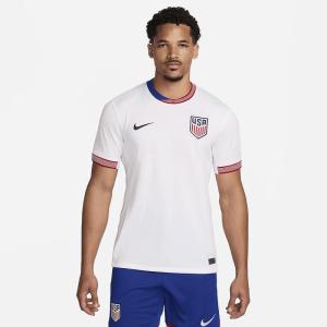 耐克NIKE USMNT 2024 体育场主场 运动T恤短袖户外运动足球服舒适透气速干训练锻炼男款FJ4278-100