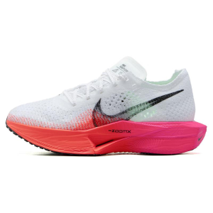 Nike ZoomX Vaporfly Next% 3 舒适百搭减震防滑 低帮 碳板 马拉松跑步鞋 女款 粉白 24新款