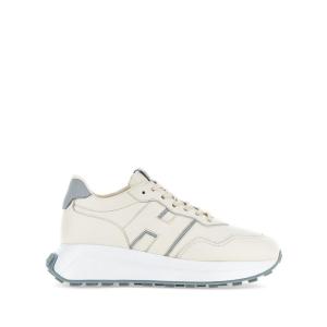 霍根(Hogan)女款真皮跑鞋复古风格防滑橡胶底舒适记忆泡沫内垫意