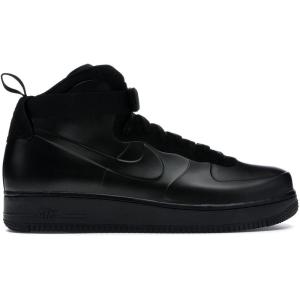 [官方正品]耐克(Nike Air Force 1)男鞋夏季新款 黑色皮质鞋面 防水 耐磨防滑缓震 板鞋男 AH6771