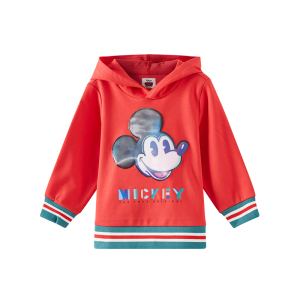 [2件2折价:59.8]米喜迪mecity童装春新款女男童米奇可爱洋气拜年服变色卫衣