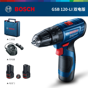 博世(BOSCH)电动工具锂电电钻手电钻多功能冲击钻手电钻螺丝刀GSB120