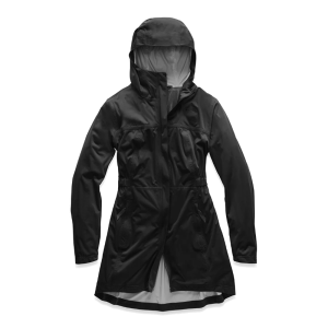 北面(The North Face) Allproof系列 防风防水 舒适透气女士夹克 连帽长款派克大衣