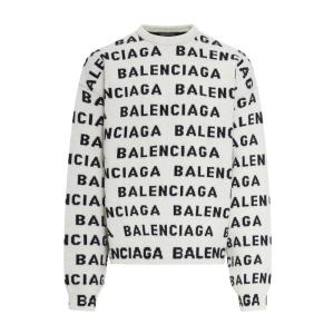 巴黎世家BALENCIAGA美国代购羊毛、聚酰胺纤维;门襟方式:无闭合(套头);男式专柜761596T1673-3377