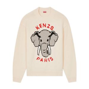 KENZO 高田贤三 Elephant和Paris图案长袖卫衣 男士上衣 时尚舒适 69199981