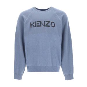 高田贤三(KENZO)简约时尚舒适耐磨棉质徽标圆领卫衣 经典休闲百搭服饰上衣 FC55PU6843LB.-62