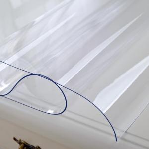 E1 透明软质玻璃餐桌布PVC桌布防水防油防烫隔热垫