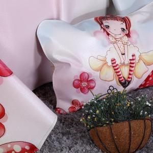 美帮汇[童话主题]小精灵彩绘席子水牛皮软席1.0米1.2米1.35m头层