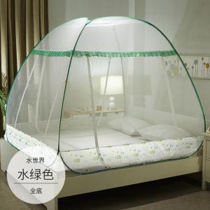 美帮汇蚊帐家用蒙古包纹账1.2米防摔加密加厚免安装1.5/1.8m床双人