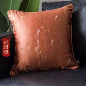 美帮汇现代新中式抱枕轻奢软包靠背垫床头靠枕沙发靠垫抱枕套不含芯
