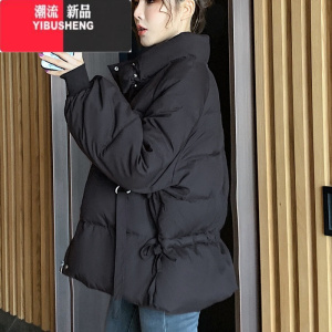 YIBUSHENG羽绒棉衣棉服女冬装棉袄2020年新款韩版宽松短款面包冬季外套