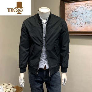 YANXU2023年男士短款夹克韩版修身青年潮流棒球服男外套通勤衣服