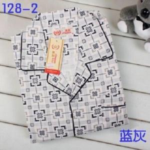 SHANCHAO[优质多款]睡衣男士春秋季长袖薄款夏季针织棉质短袖家居服套装