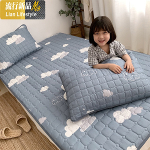 儿童榻榻米床垫0.9m单人学生宿舍软垫床褥家用保护垫薄款垫被褥子 三维工匠