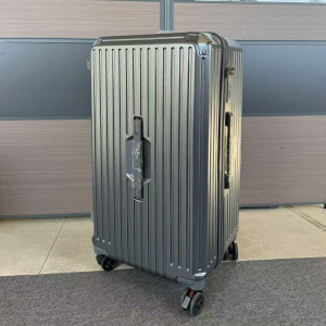 罗恩Ronoen五轮超大容量26寸行李箱带刹车功能减震万向轮PC旅行箱男女学生加厚28寸拉杆箱商务密码箱大号托运皮箱子