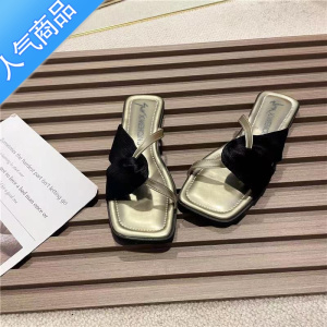 SUNTEK2023夏季凉鞋女小脚特小34码33法式凉拖小码女鞋313233一字拖