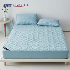 床笠1.8米2米单件夹棉加厚席梦思床垫保护套防滑床罩